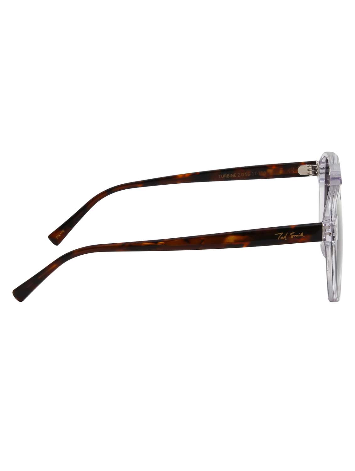 ted smith unisex black premium italian acetate sunglasses with polarized lenses. - 21766360 -  Standard Image - 4