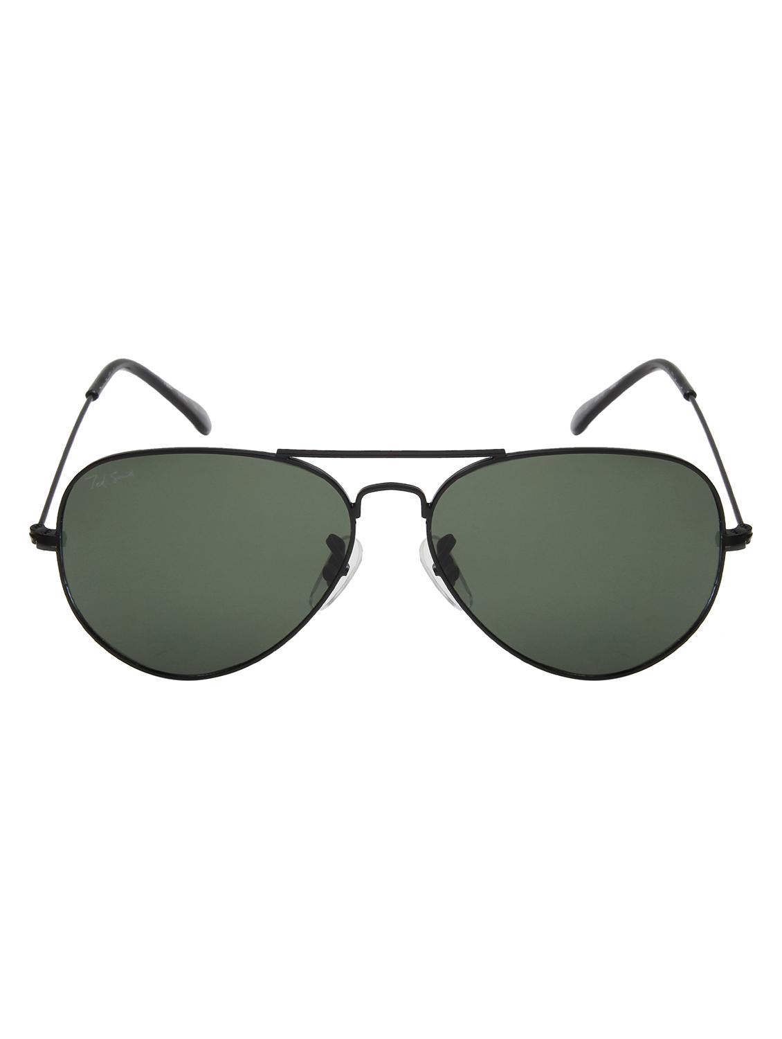 ted smith unisex green premium metal sunglasses with polarized lenses. - 21766368 -  Standard Image - 1