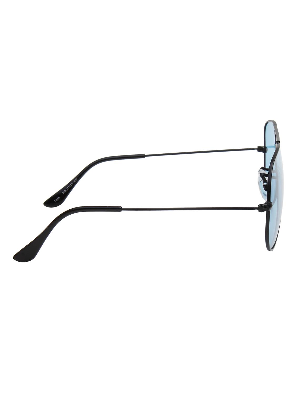 ted smith unisex blue premium metal sunglasses with polarized lenses. - 21766370 - Standard Image - 4