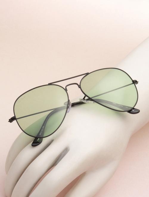 ted smith unisex candy green premium metal sunglasses with polarized lenses. - 21766371 -  Standard Image - 0