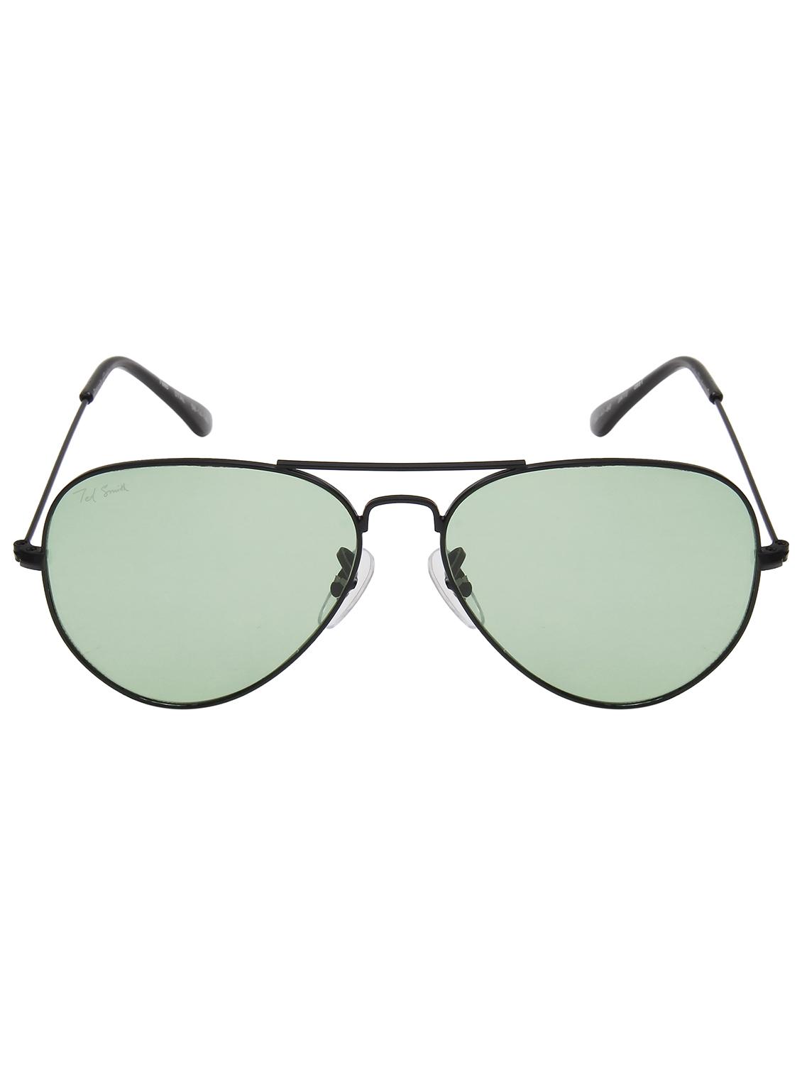 ted smith unisex candy green premium metal sunglasses with polarized lenses. - 21766371 -  Standard Image - 1