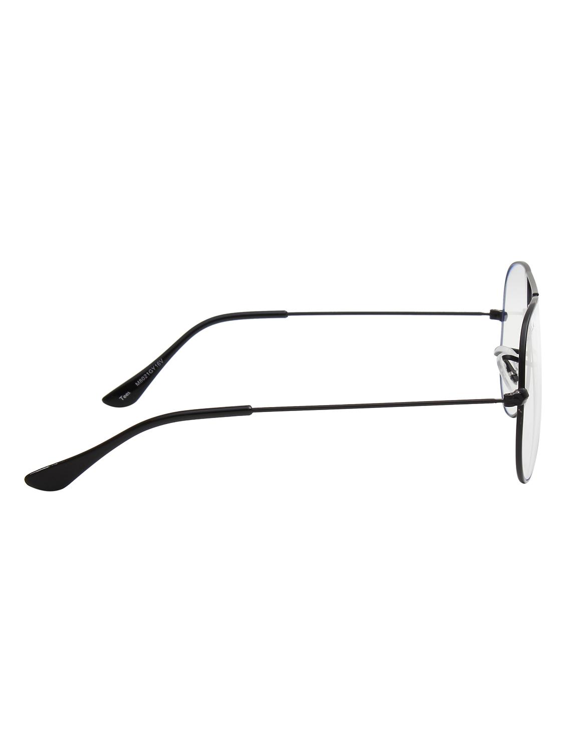 ted smith unisex clear premium metal sunglasses with polarized lenses. - 21766373 - Standard Image - 4