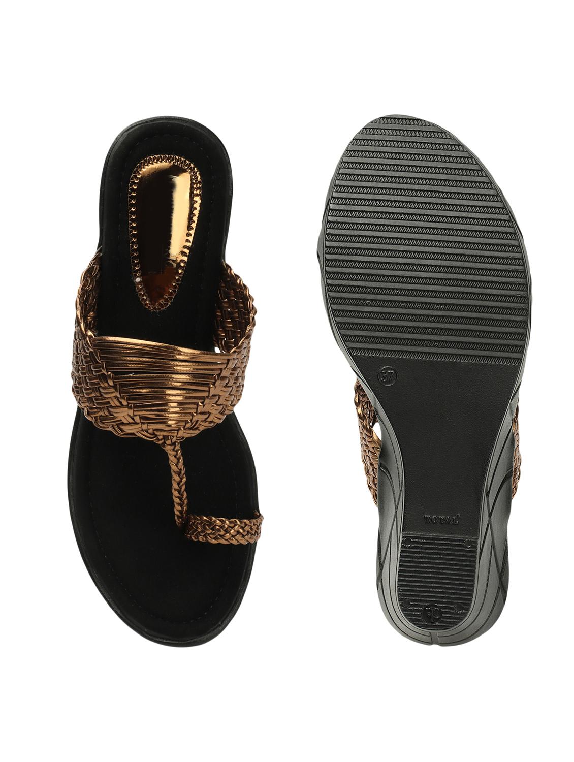 women textured one toe wedge - 21766419 - Standard Image - 4