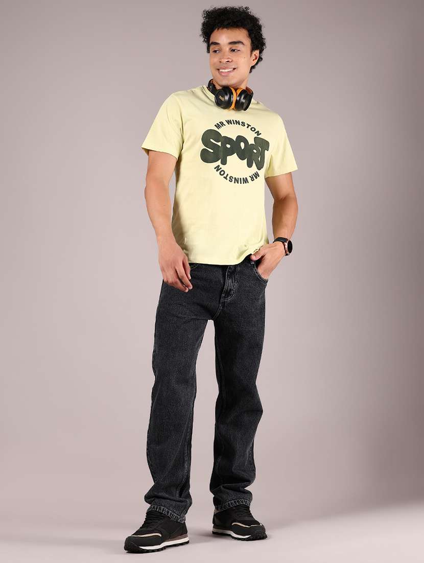 men printed short sleeve regular fit t-shirt - 21766530 -  Standard Image - 4