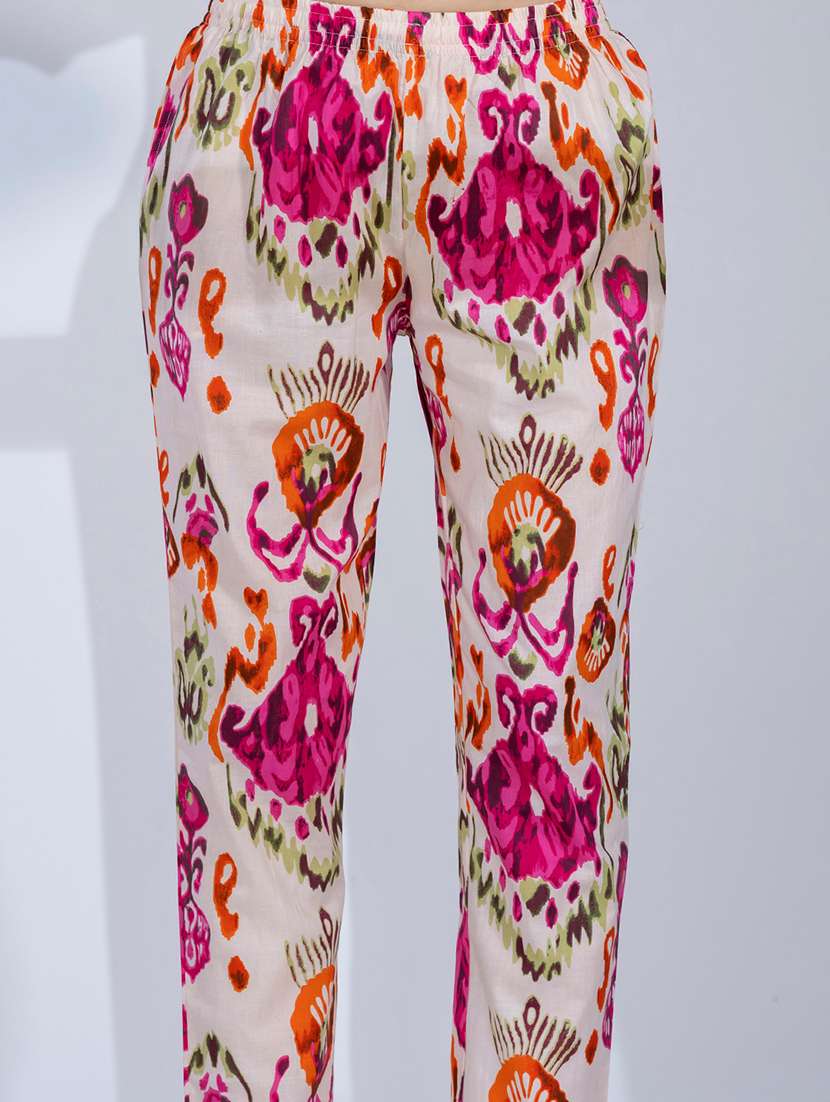 women three quarter sleeve ethnic co ord set - 21766736 - Standard Image - 6