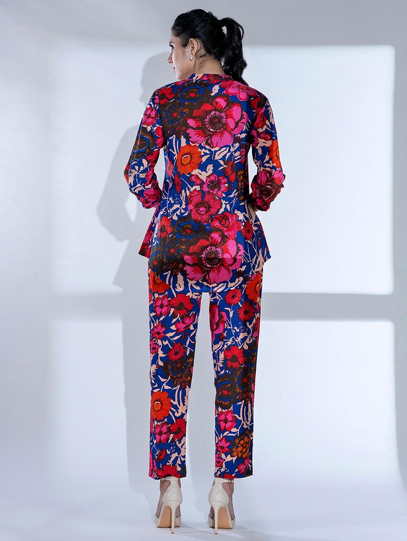 women three quarter sleeve ethnic co ord set - 21766737 - Standard Image - 4