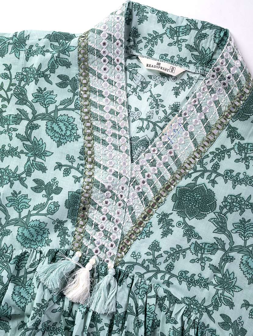 women three quarter sleeve kurta palazzo with dupatta set - 21766773 -  Standard Image - 6