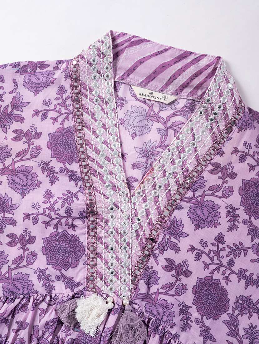 women three quarter sleeve kurta palazzo with dupatta set - 21766774 -  Standard Image - 6