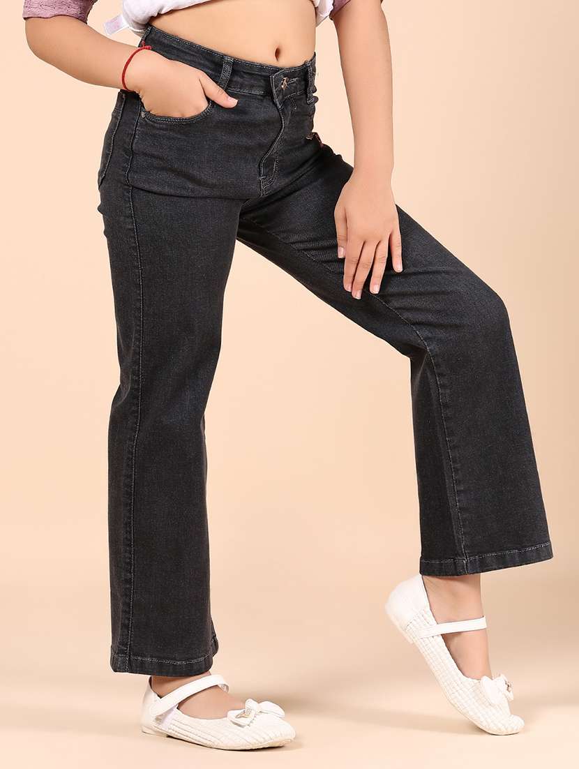 grils solid mid rise bootcut jean - 21767103 -  Standard Image - 1