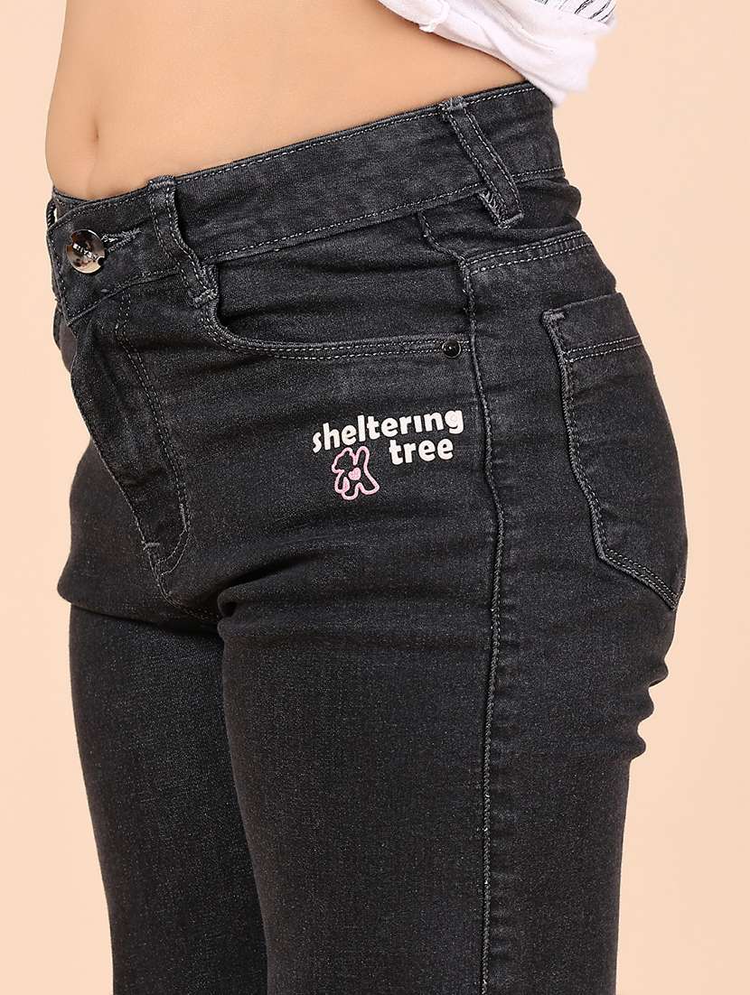 grils solid mid rise bootcut jean - 21767103 -  Standard Image - 4