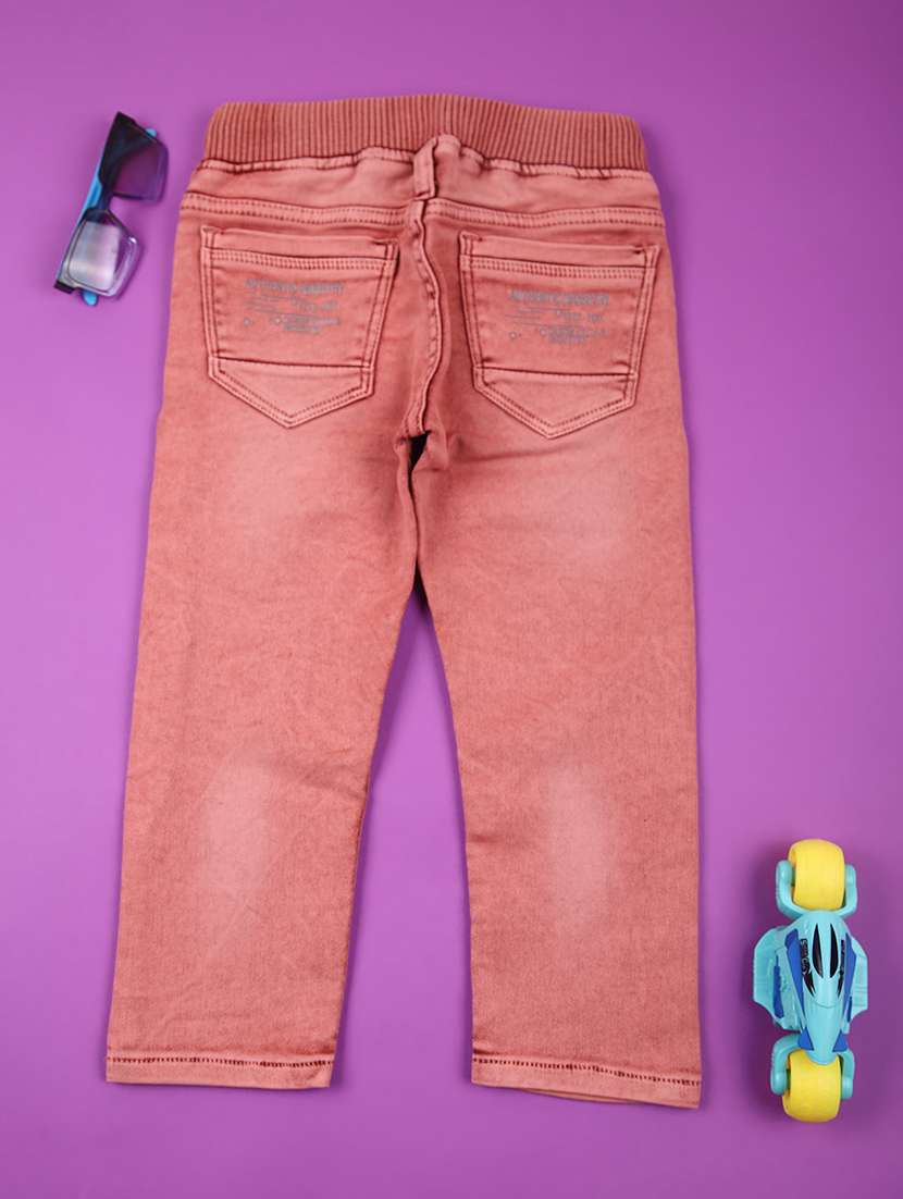 boys solid mid rise slim fit jean - 21767773 -  Standard Image - 1