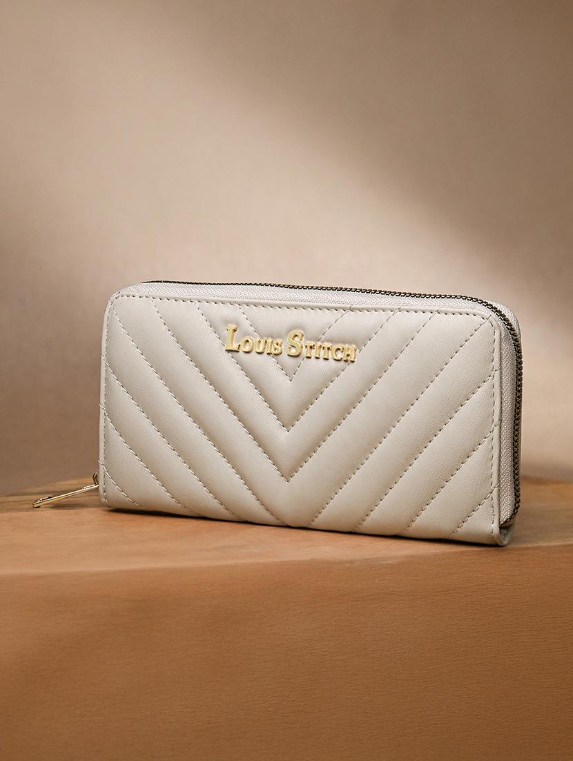 women beige regular clutch - 21768106 -  Zoom Image - 0