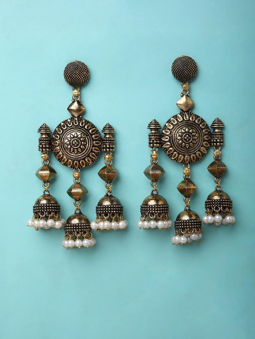 traditional jhumka earrings - 21774095 - Zoom Image - 0