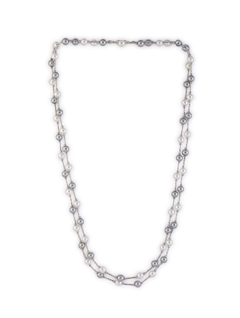 alloy necklace with beads - 21774107 - Zoom Image - 0
