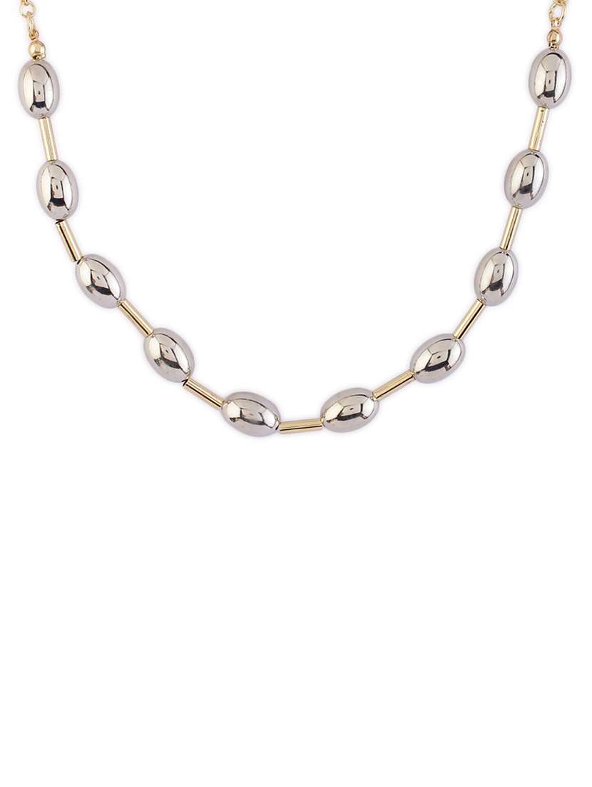 gold alloy long necklace - 21775556 -  Standard Image - 4