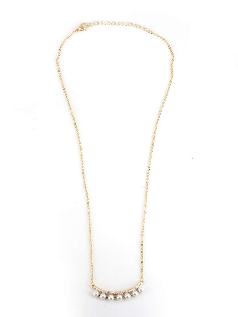 alloy gold necklace earring jewellery set