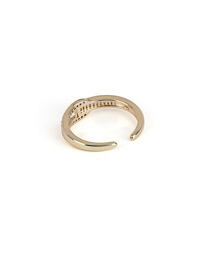 women gold alloy finger ring - 21775596 -  Standard Image - 1