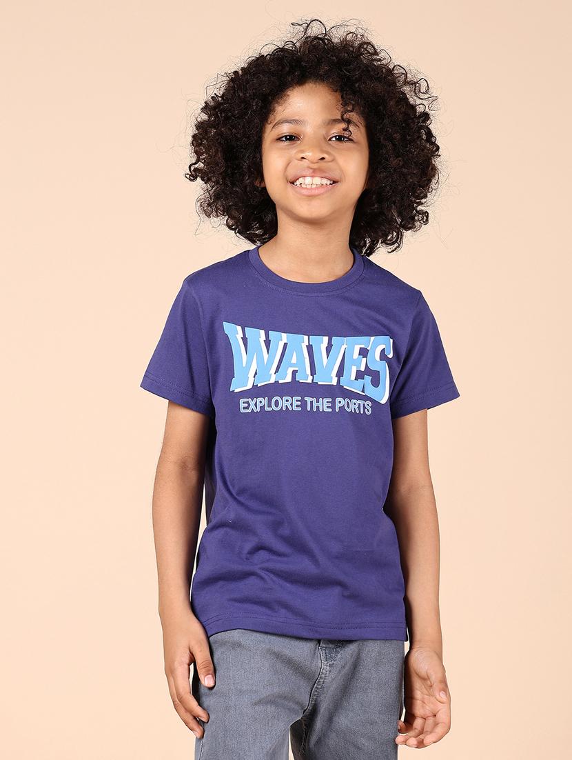 boys front & back print short sleeve t-shirt - 21784518 - Standard Image - 1