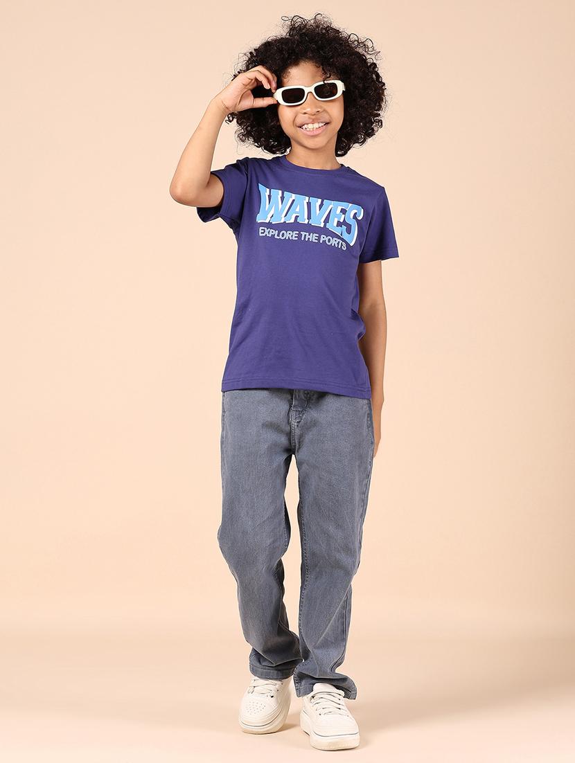 boys front & back print short sleeve t-shirt - 21784518 - Standard Image - 4