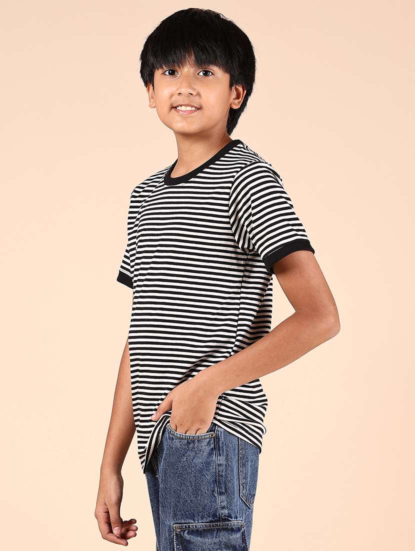 boys striped short sleeve t-shirt - 21784568 -  Standard Image - 1