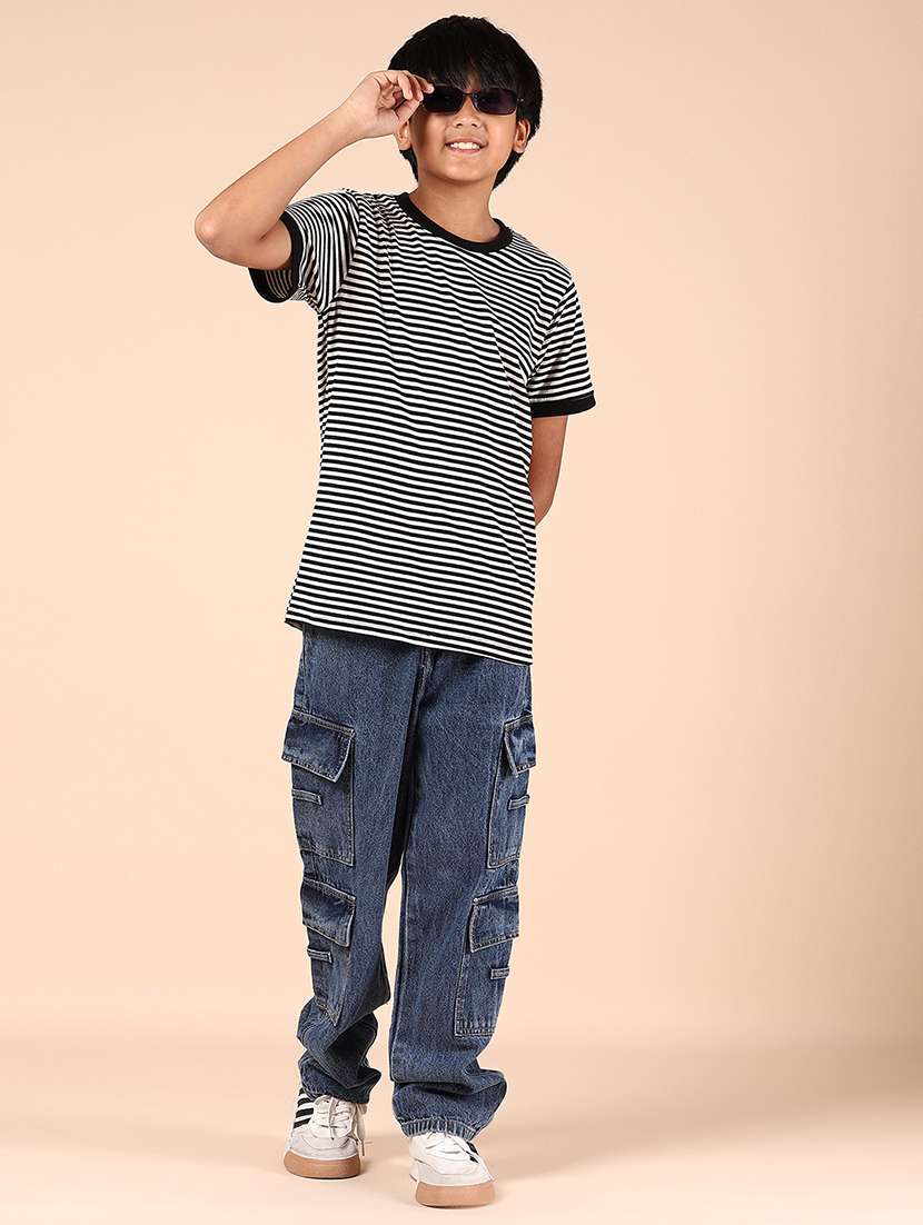 boys striped short sleeve t-shirt - 21784568 -  Standard Image - 4