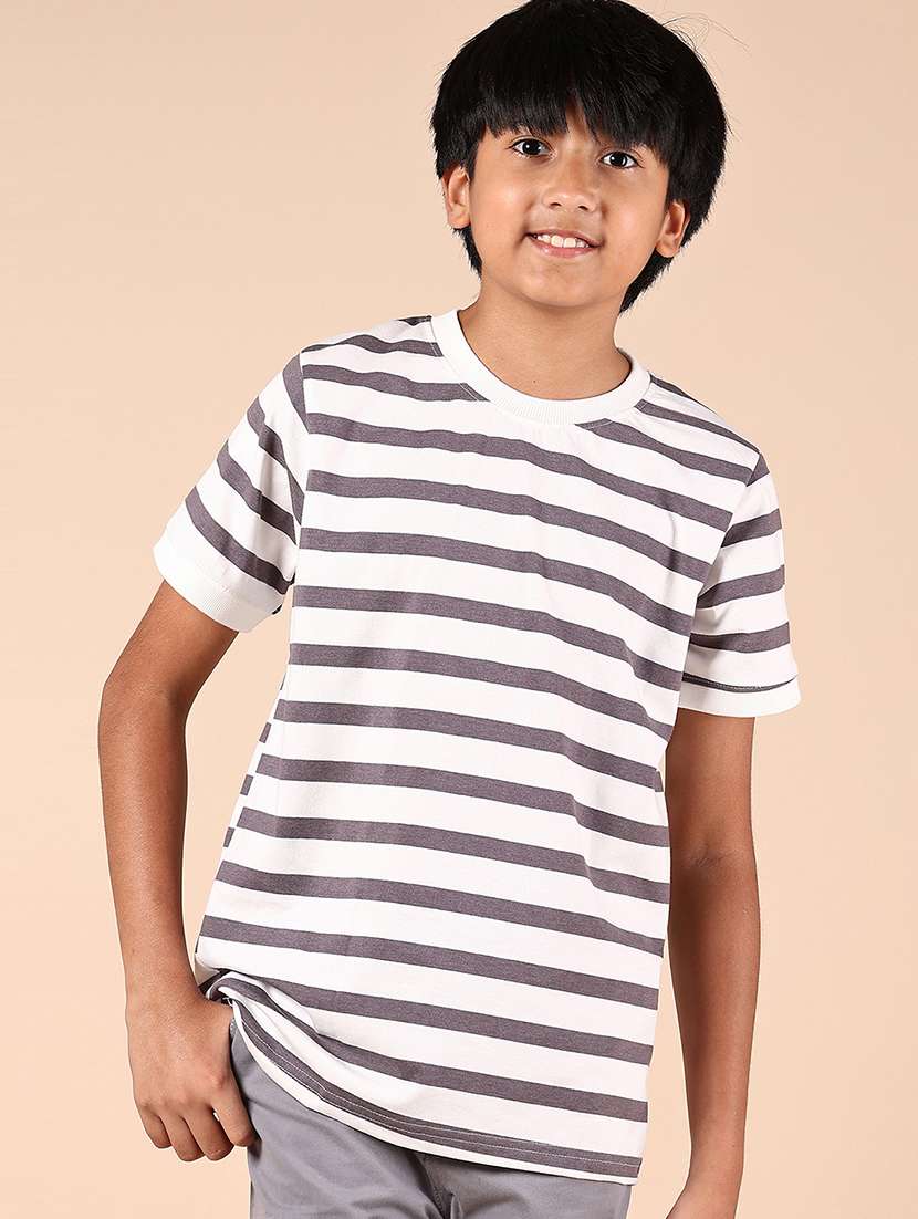boys striped short sleeve t-shirt - 21784570 -  Standard Image - 1