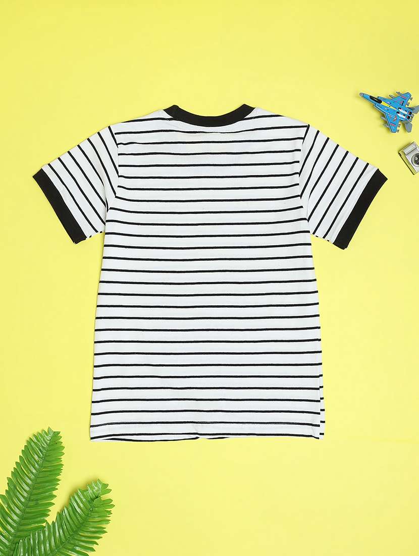 girls striped short sleeve tee - 21784628 -  Standard Image - 1