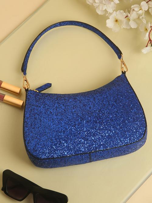 women blue embellished handbag - 21784767 -  Standard Image - 0