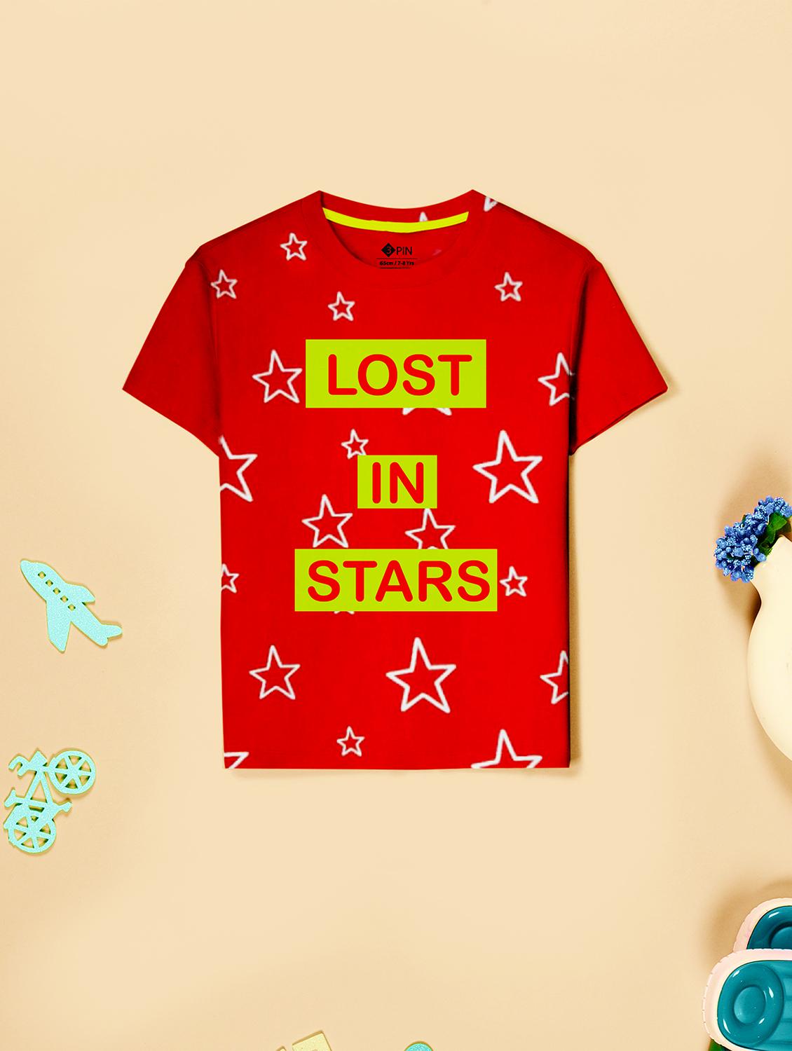 kids pack of 5 printed short sleeves t-shirt - 21785139 - Standard Image - 1