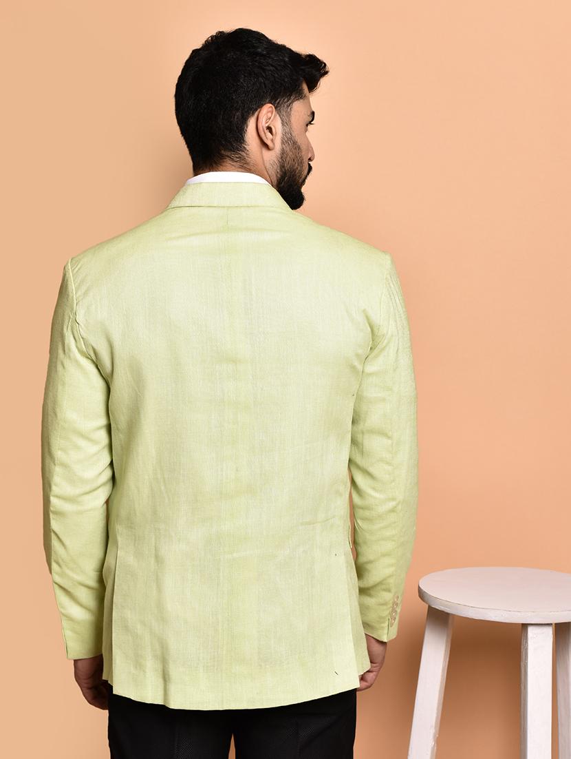 men long sleeves solid single breasted casual blazer - 21785939 -  Standard Image - 1