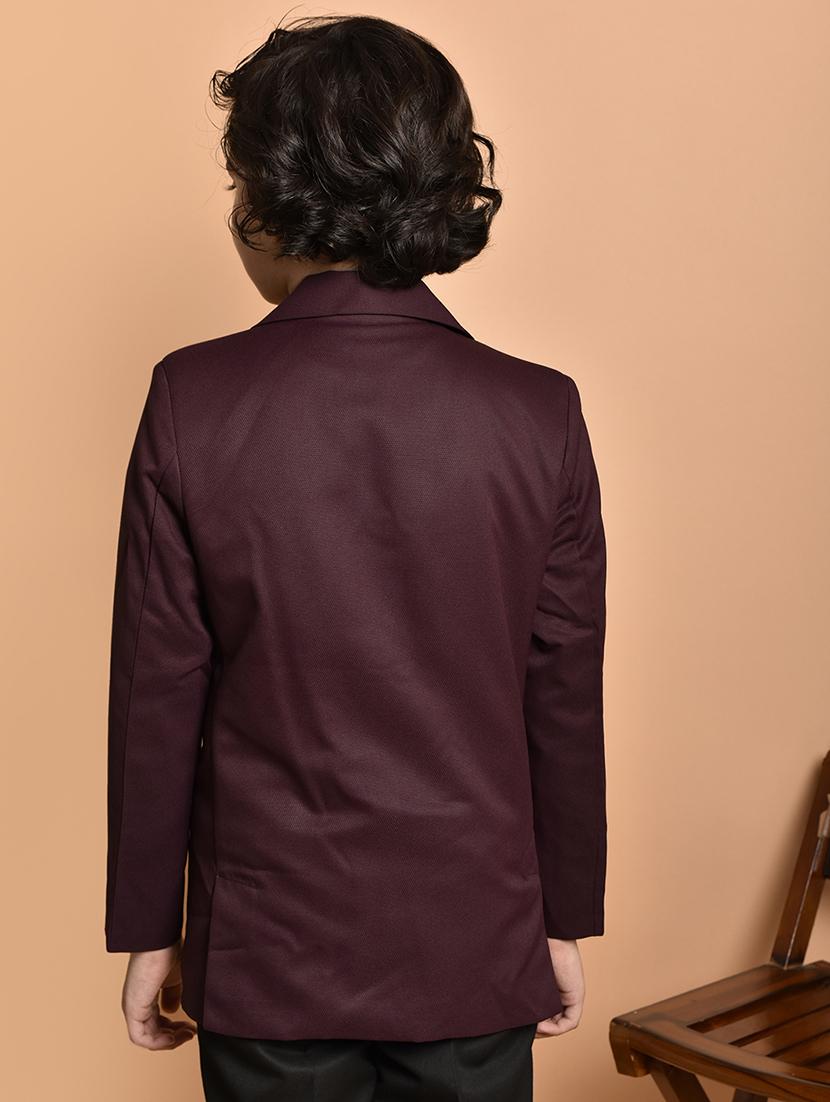 boys lapel collar single breasted casuak blazer - 21786224 -  Standard Image - 1