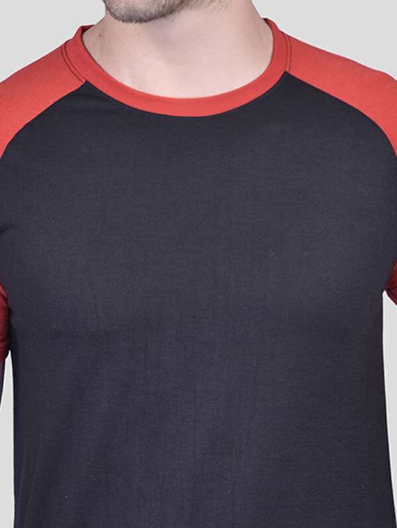 men short sleeves color block t-shirt - 21786372 -  Standard Image - 4