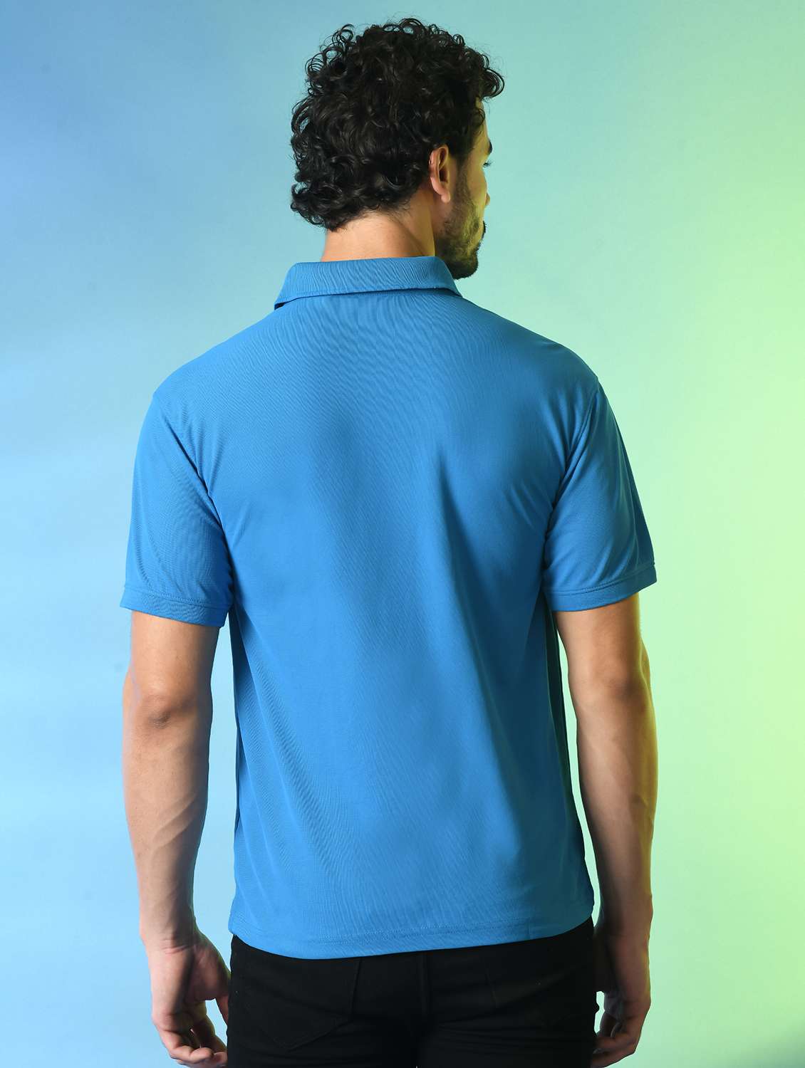 men short sleeves plain polo t-shirt - 21786391 -  Standard Image - 1