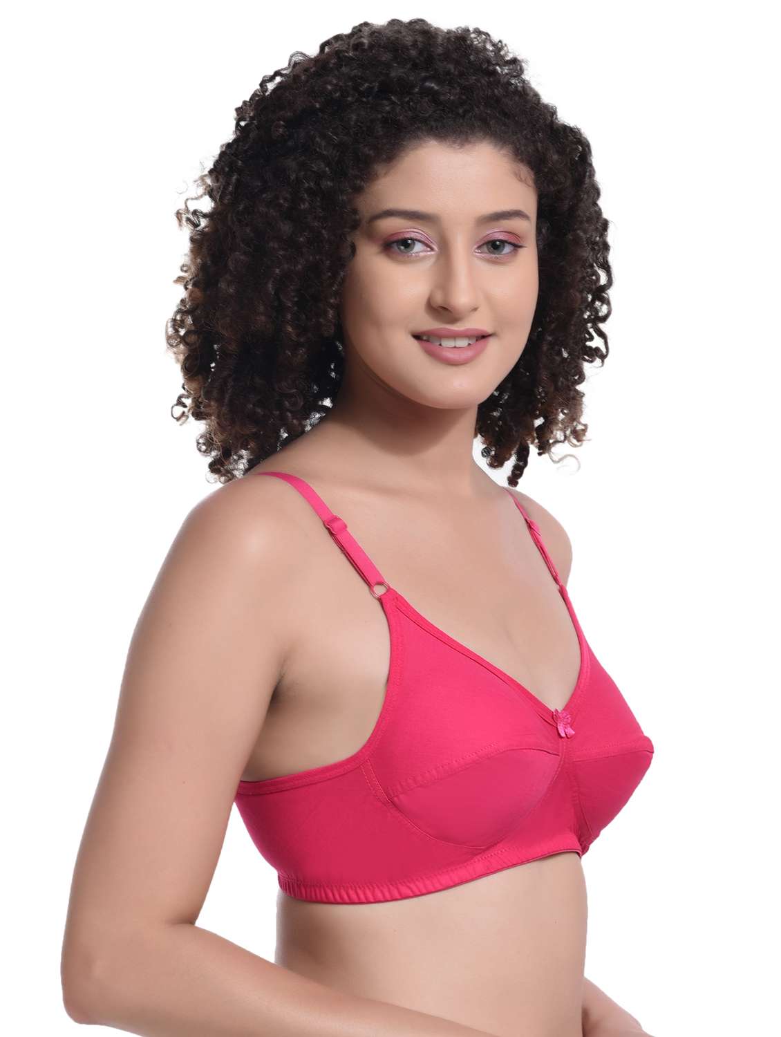 women pack of 3 solid non padded regular bra - 21786637 -  Standard Image - 1