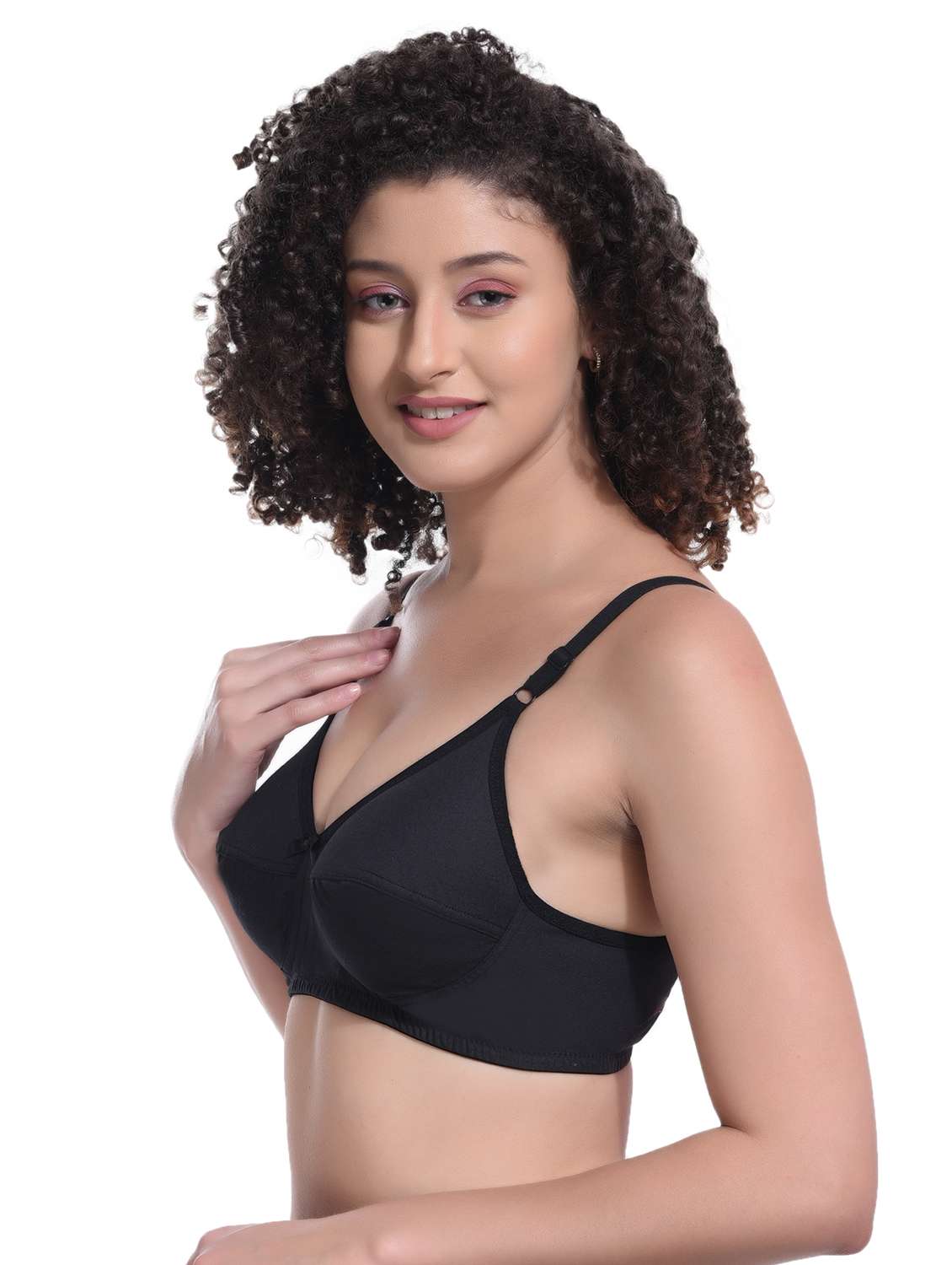 women pack of 3 solid non padded regular bra - 21786638 -  Standard Image - 1