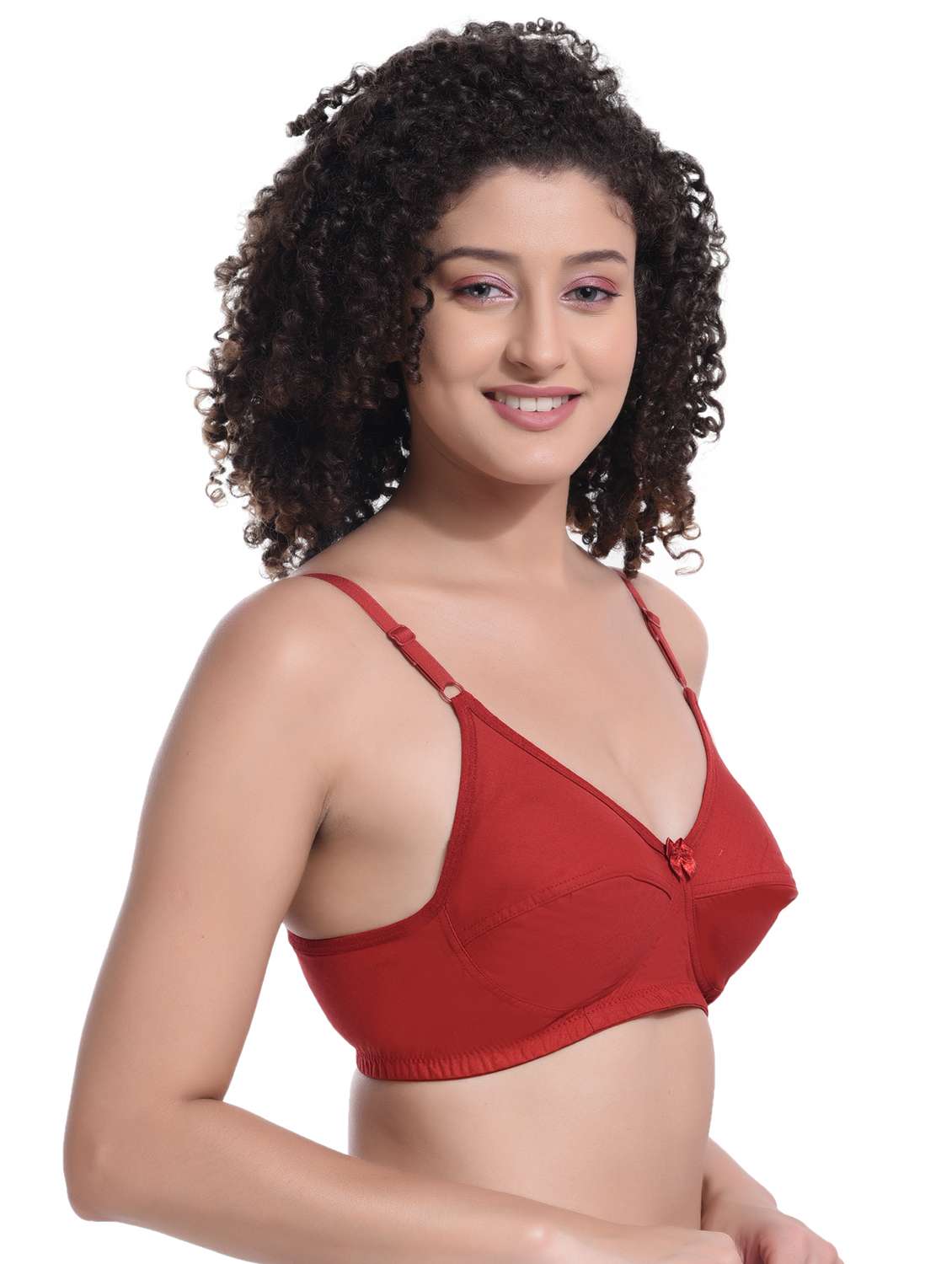 women pack of 2 solid non padded regular bra - 21786640 -  Standard Image - 1