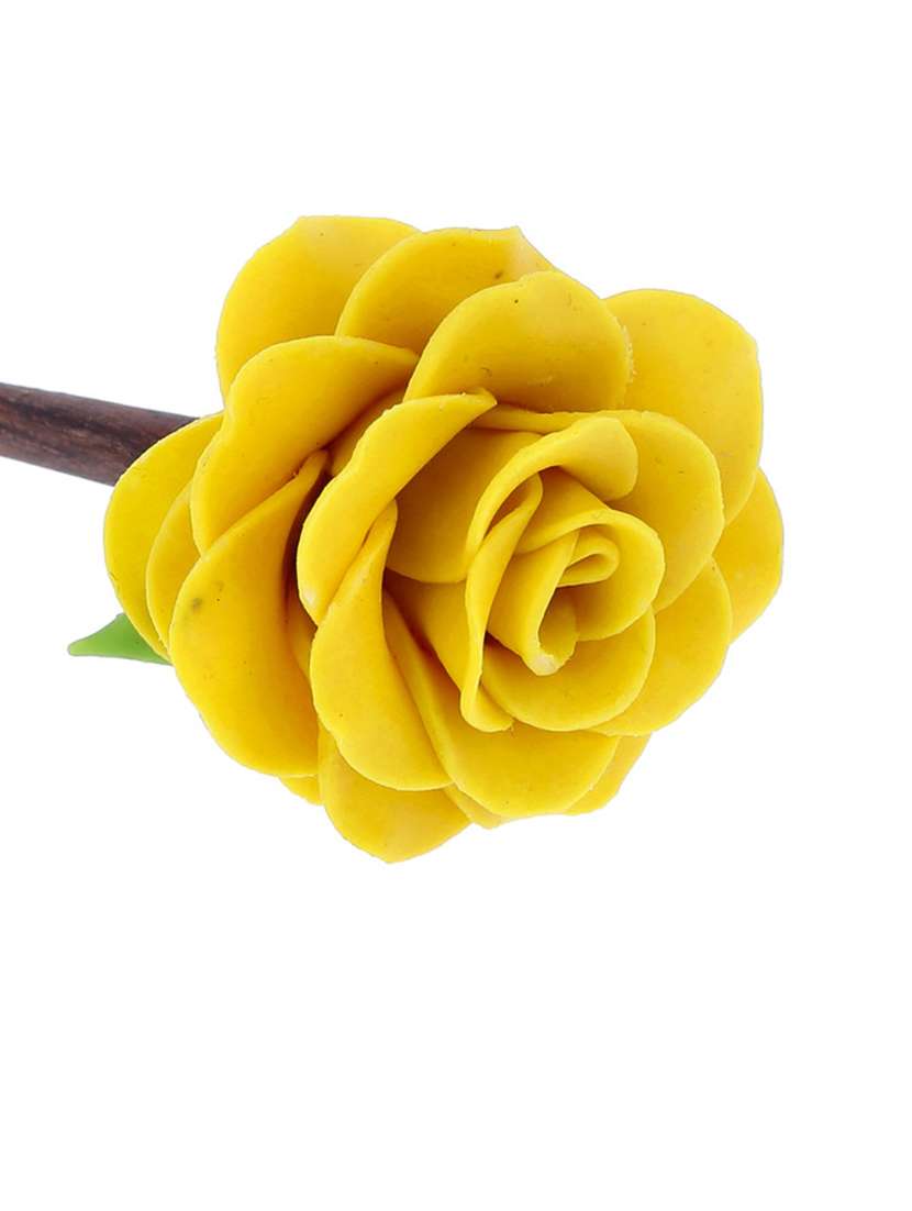 women handmade rose flower juda stick - 21787329 -  Standard Image - 1