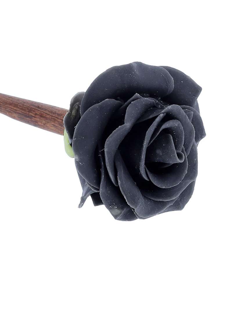 women handmade rose flower juda stick - 21787344 -  Standard Image - 1
