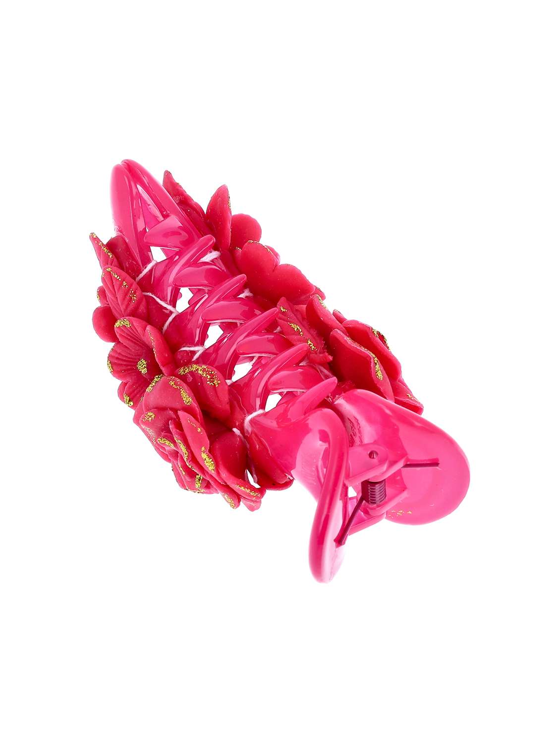 women handmade rose flower banana clip - 21787403 -  Standard Image - 1