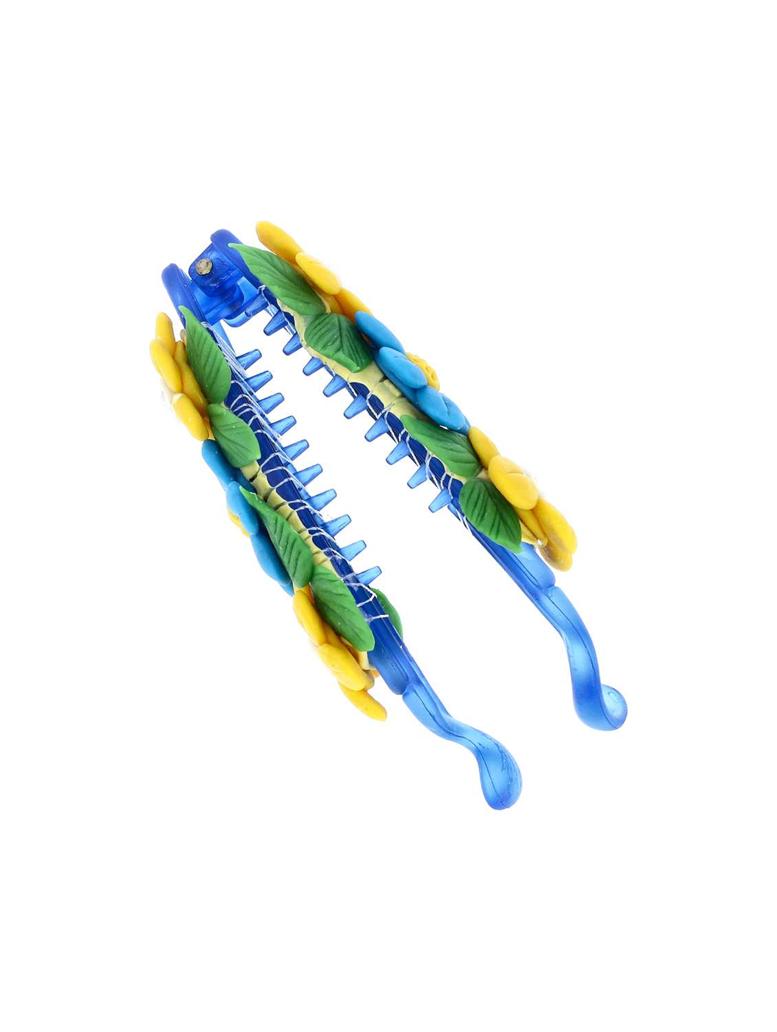 women handmade rose flower banana clip - 21787423 -  Standard Image - 1