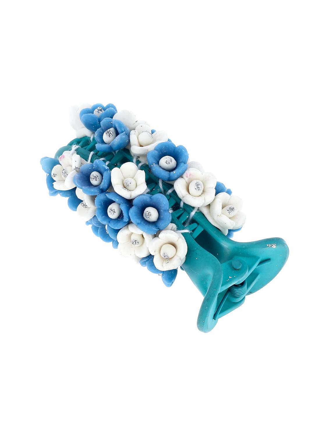 women handmade rose flower banana clip - 21787437 -  Standard Image - 1