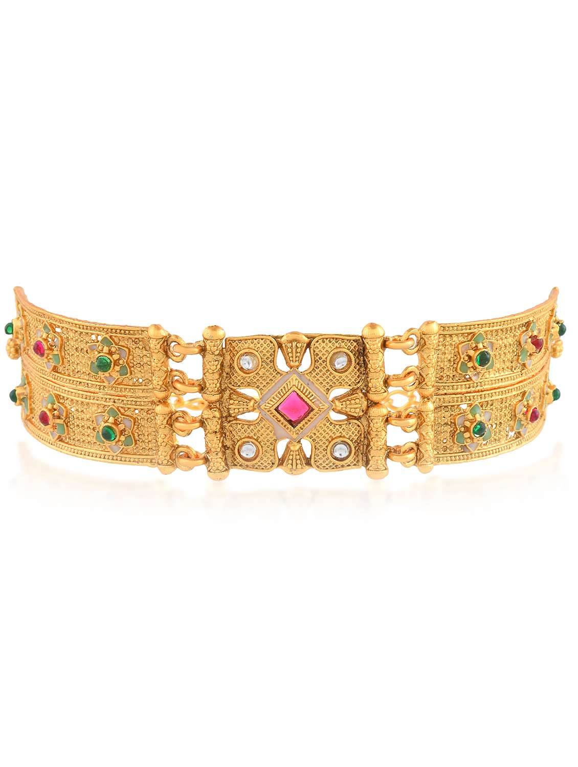 women gold brass bracelet - 21787447 -  Standard Image - 1