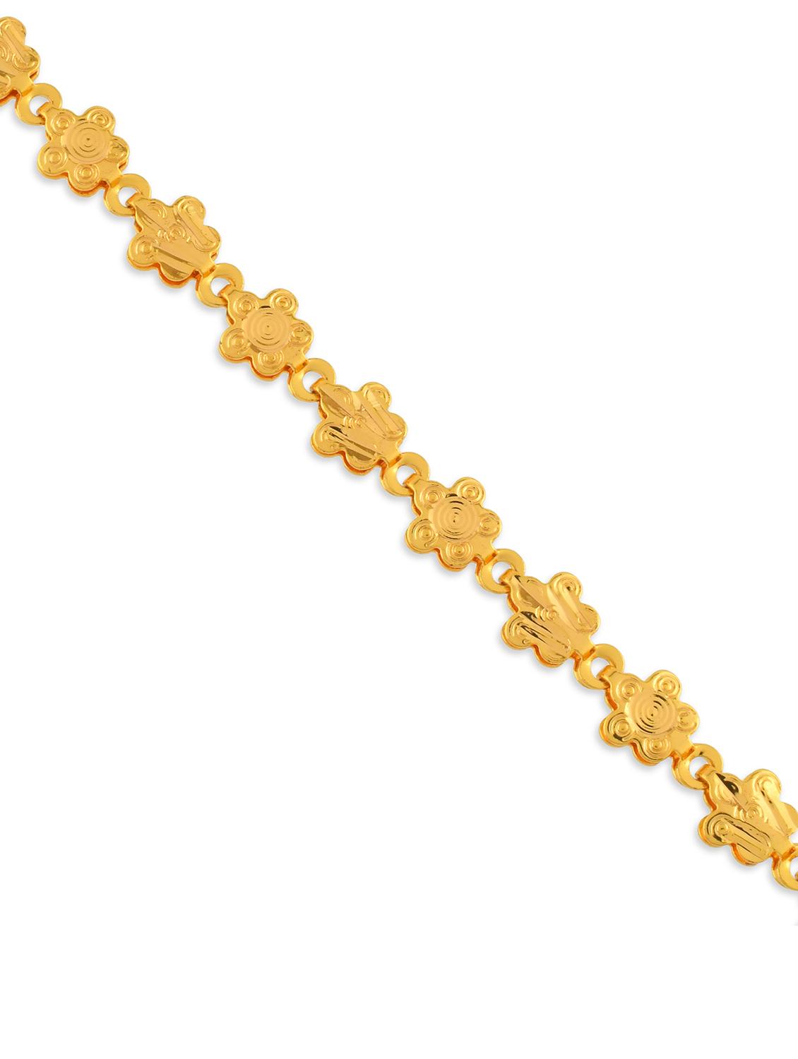 women gold brass bracelet - 21787452 - Standard Image - 1