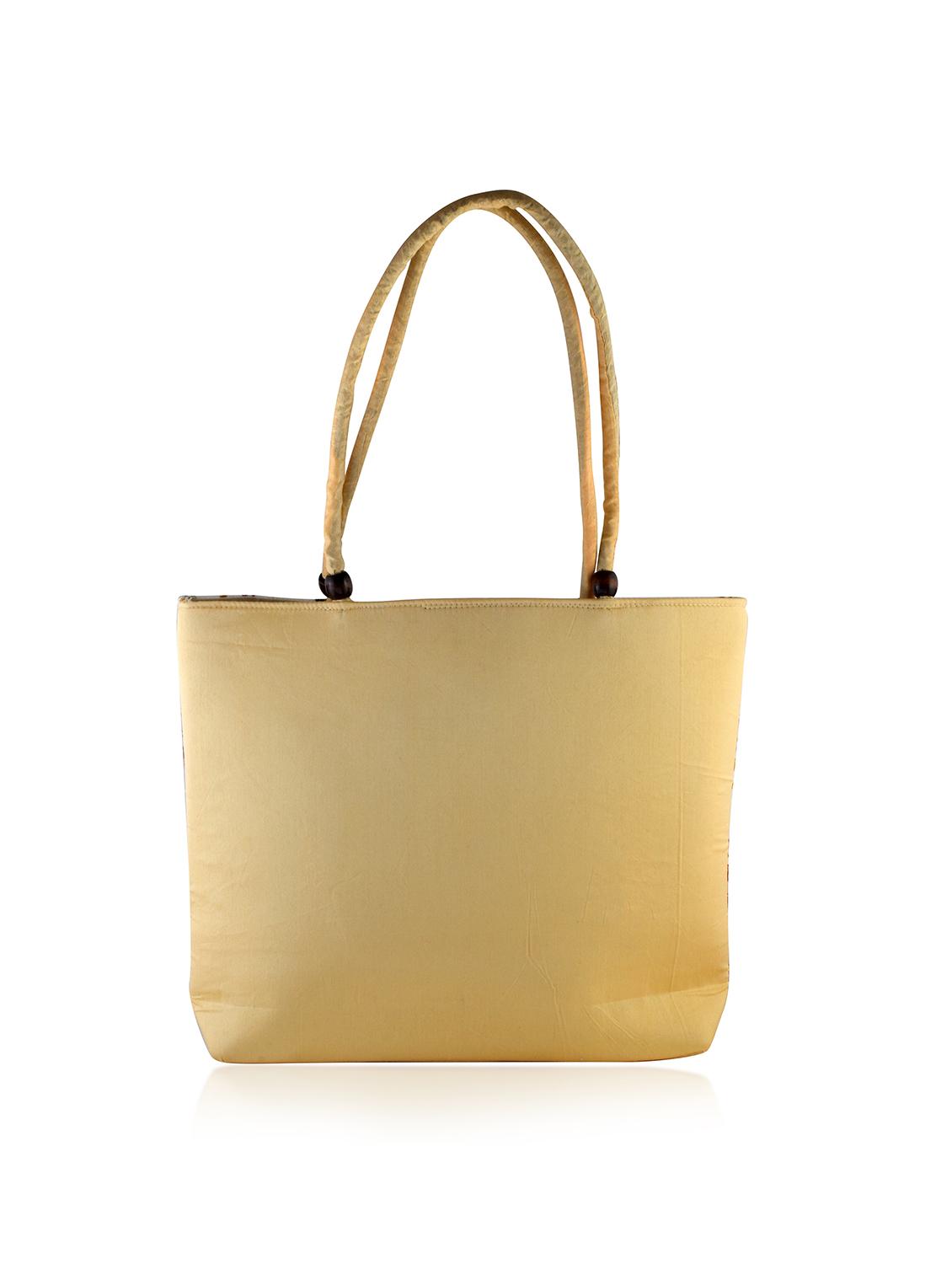 women cream embroidered handbag - 21788836 - Standard Image - 1
