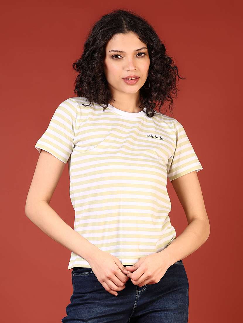 women all over printed short sleeves t-shirt - 21788840 -  Standard Image - 1