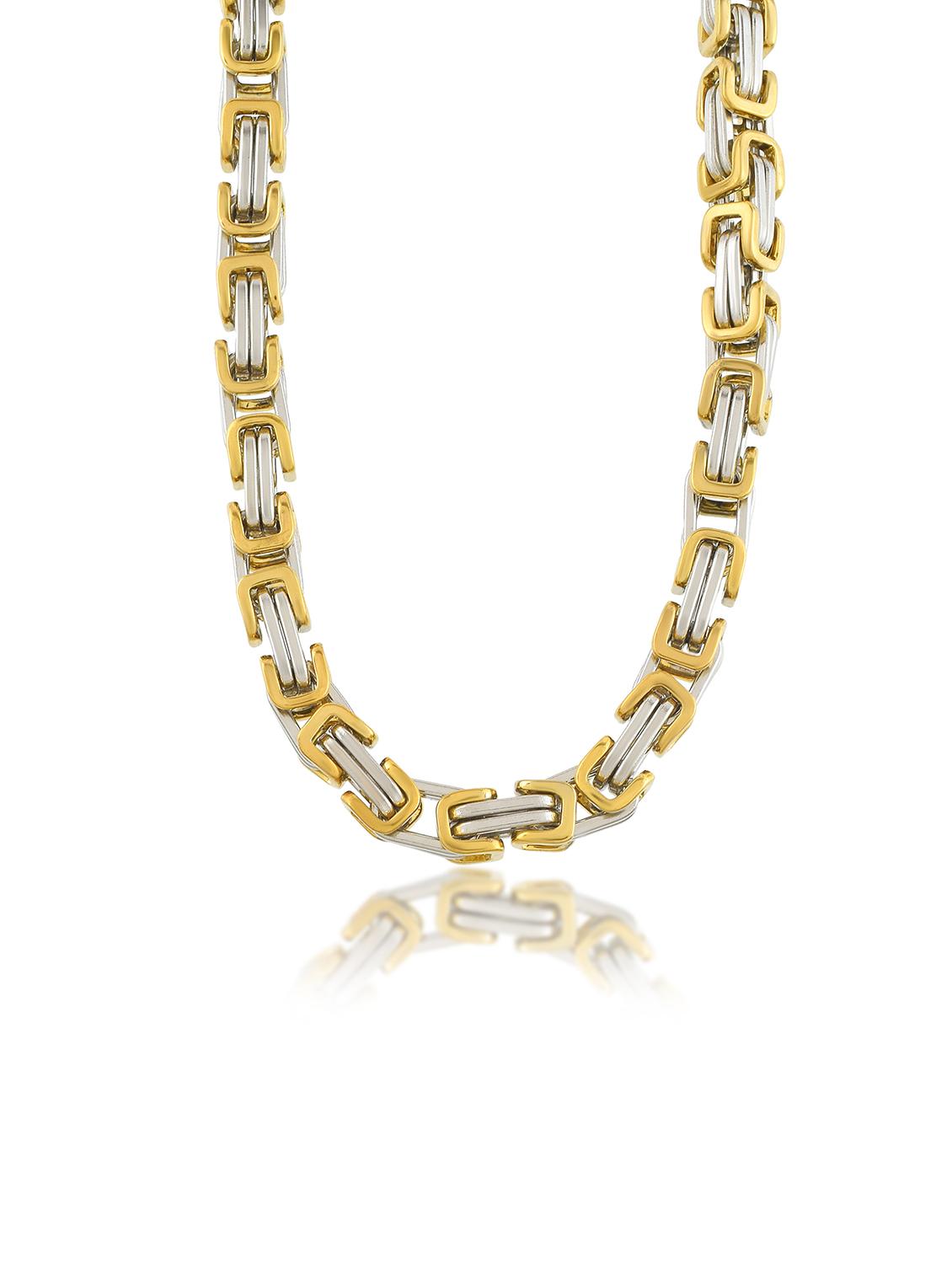 gold brass chain necklace - 21788857 -  Zoom Image - 0