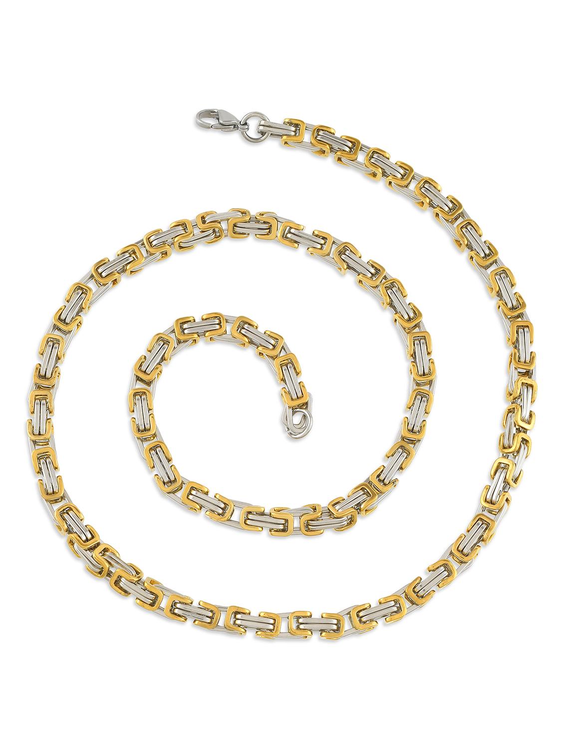 gold brass chain necklace - 21788857 -  Standard Image - 1