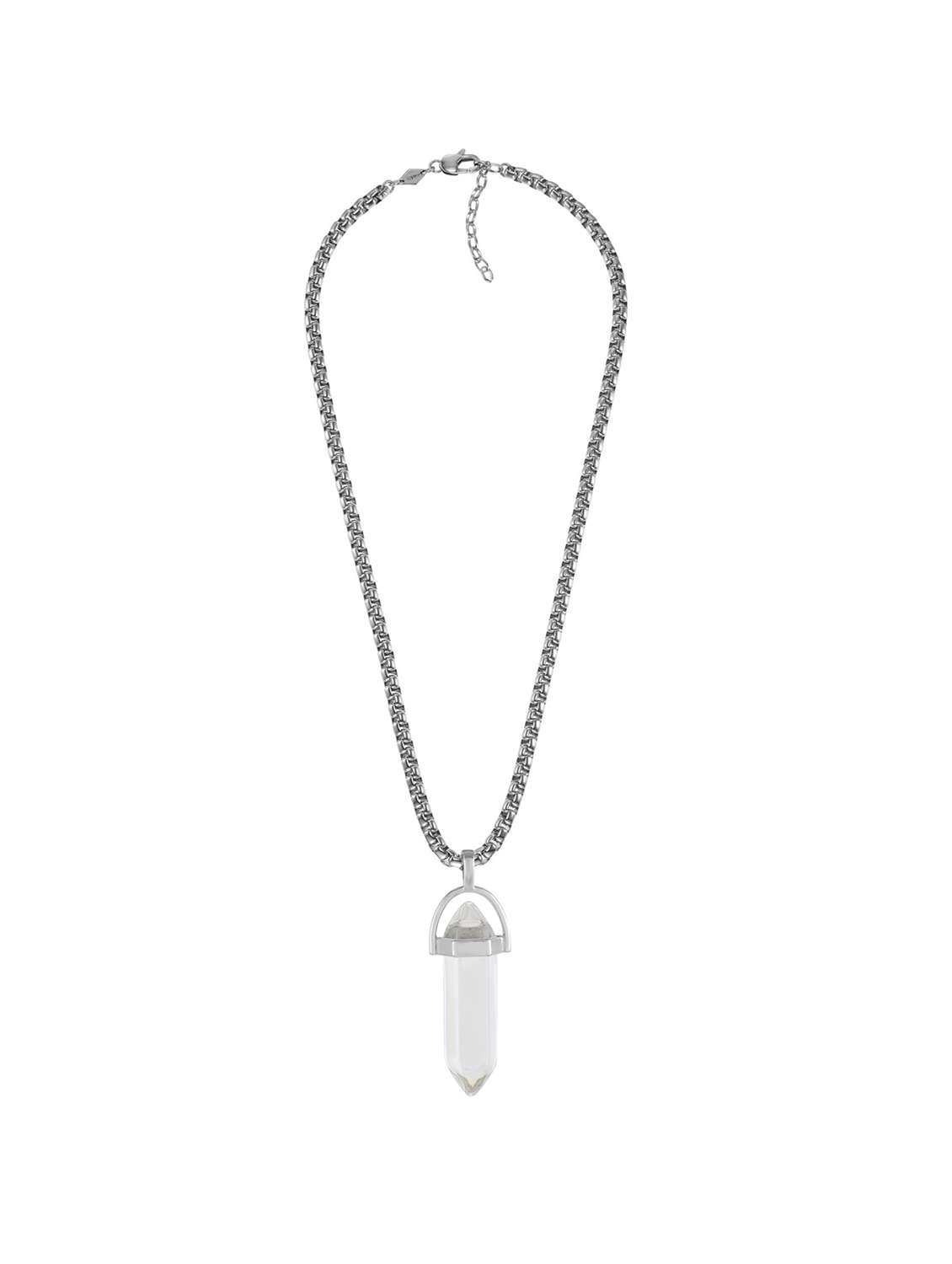 men white crystal pendant - 21788867 - Standard Image - 1