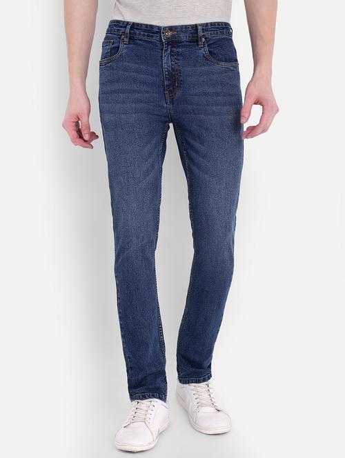 men mid rise full length denim jeans - 21789590 -  Standard Image - 0