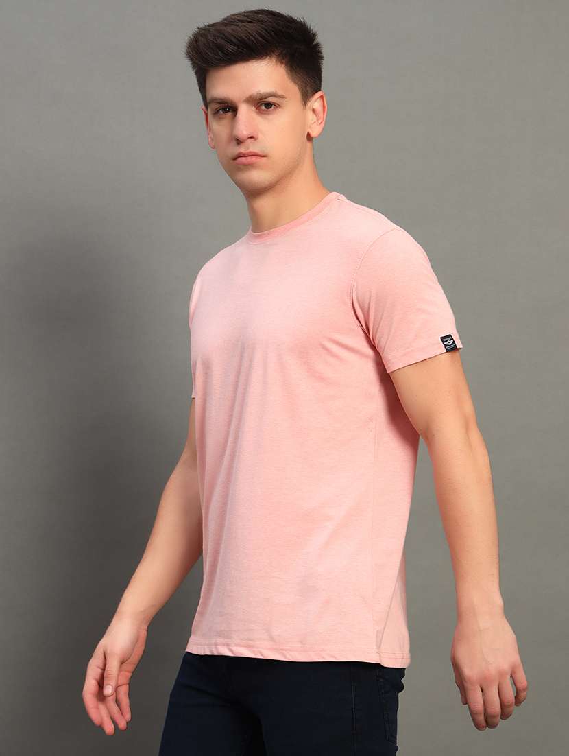 men solid short sleeve regualr fit t-shirt - 21789604 -  Standard Image - 1